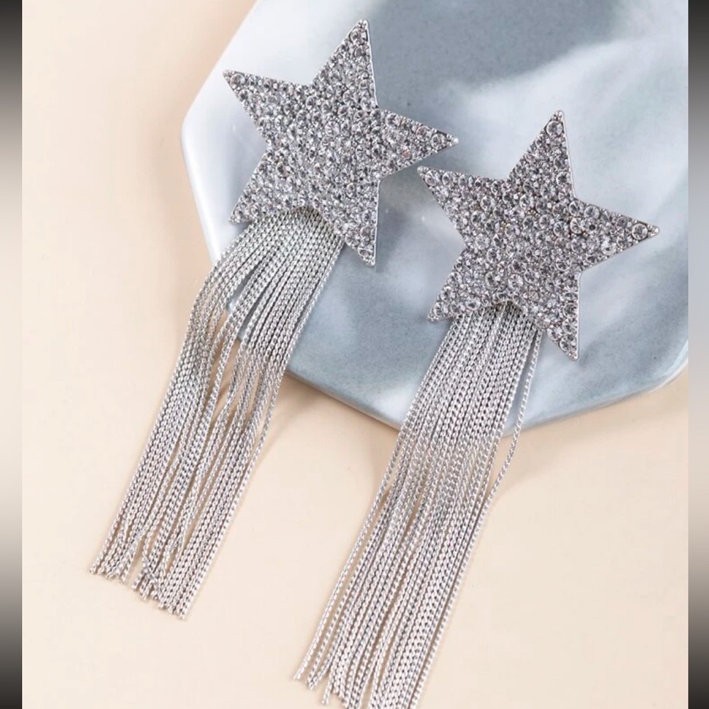Star Tassel Earrings